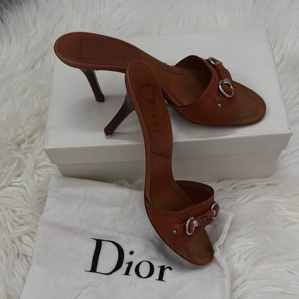 Dior Women's Brown Heeled Sandals